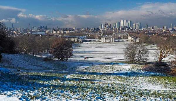 Greenwich Park Snow