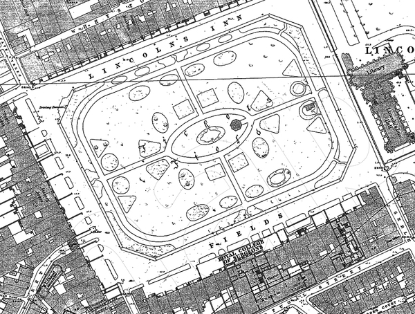 Lincoln's Inn Fields Map