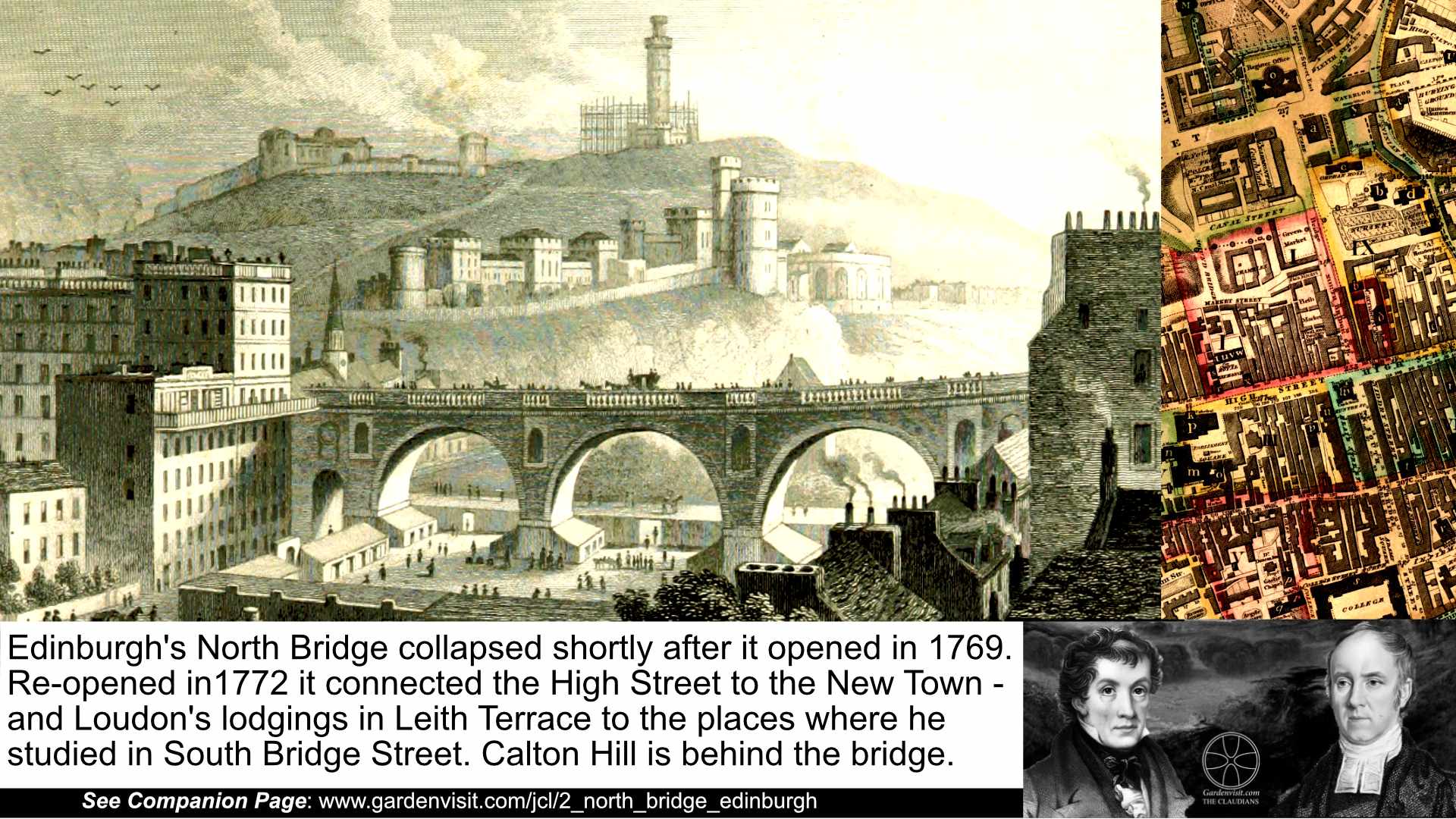 North Bridge Edinburgh, as used by John Claudius Loudon