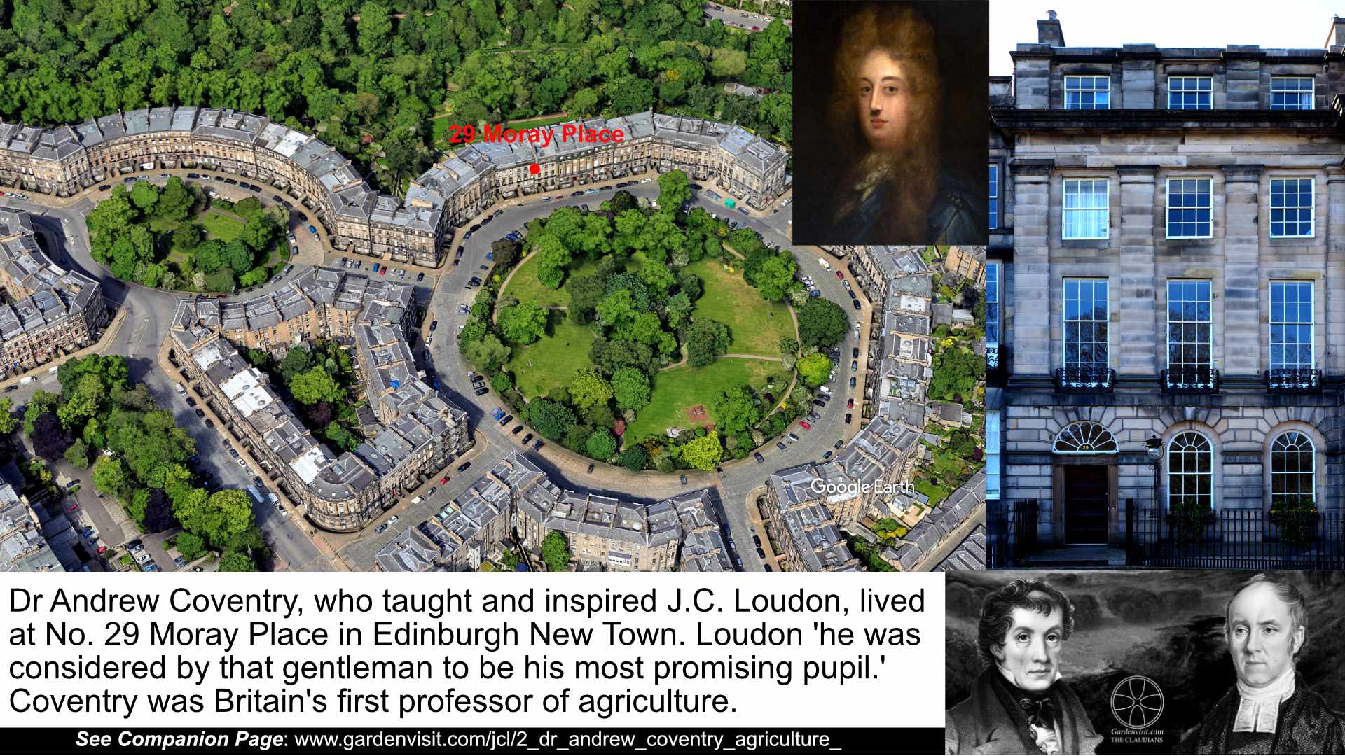Dr Andrew Coventry lived in No.29 Moray Place in Edinburgh New Town