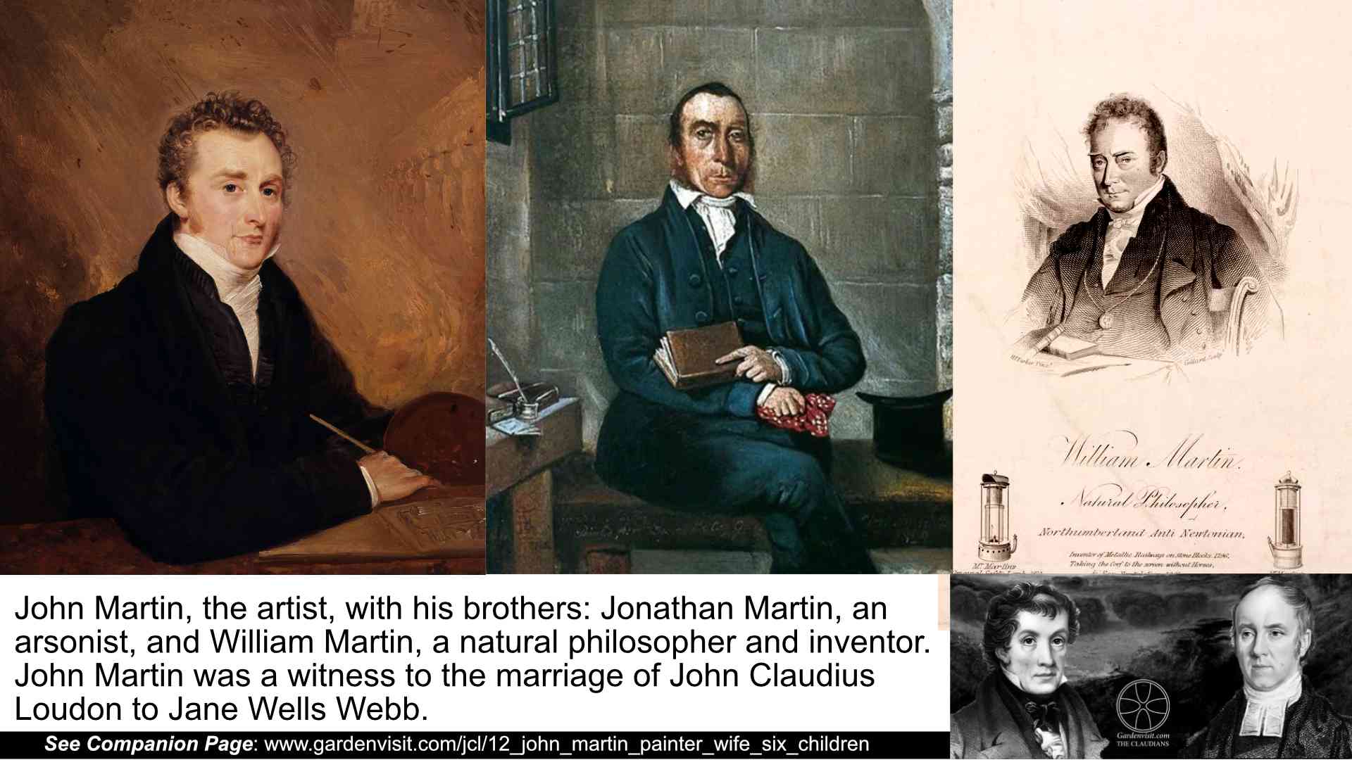 John Martin, Jonathan Martin and William Martin