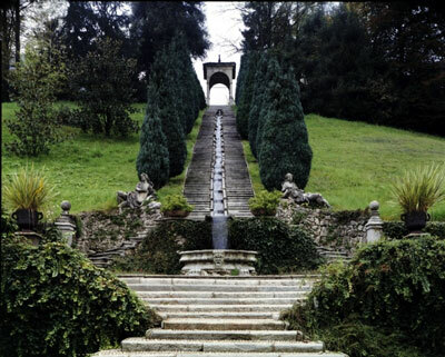 Staircase at Villa Cicogna Mozzoni