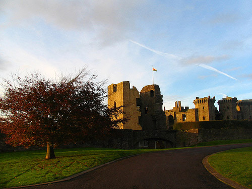 Raglan Castle Garden