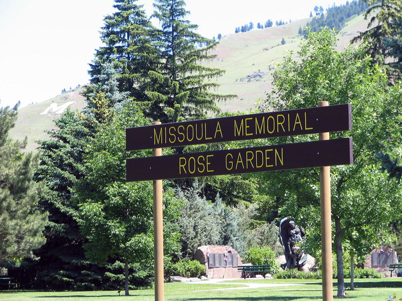 Memorial Rose Garden Missoula