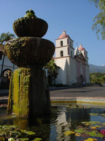 Pool, Santa Barbara Mission Garden