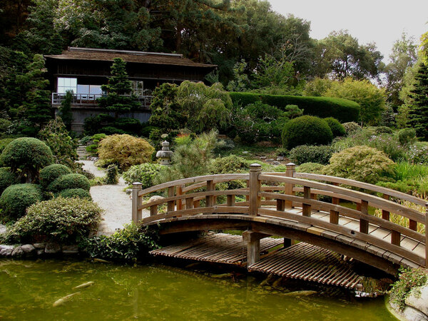 Bridge, Hakone Gardens
