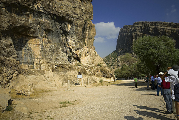 Bishapur Gorge and Reliefs
