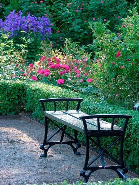 Bench, Fredriksdal Museums and Gardens