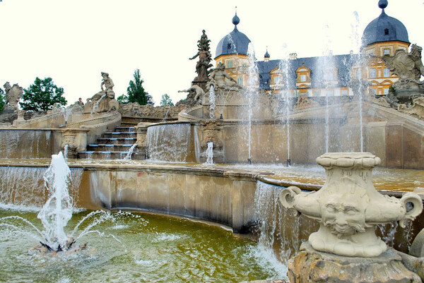 Fountains, Schlossgarten Seehof