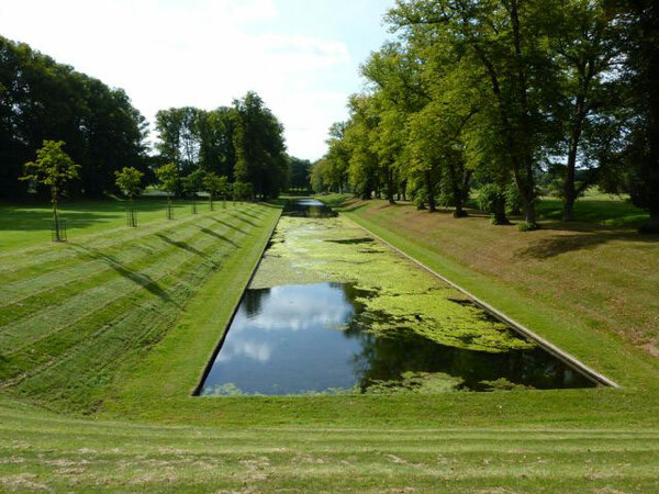 Pond, Boughton House Garden